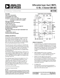 Datasheet EVAL-CONTROLBRD22 manufacturer Analog Devices